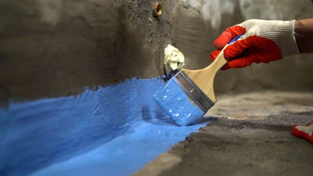 Commercial Waterproofing project at a Fremont, MI business property by SJ Waterproofing Pros